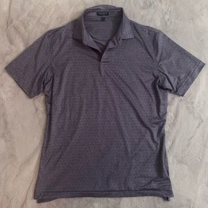 Peter Millar Mens Golf Polo Shirt M Summer Comfort Purple Floral Short Sleeve